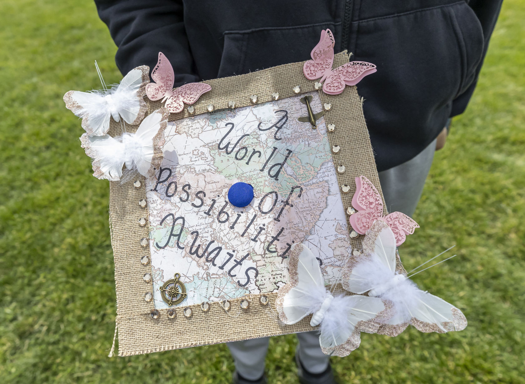 Macarthur grad caps 2 051421.JPG